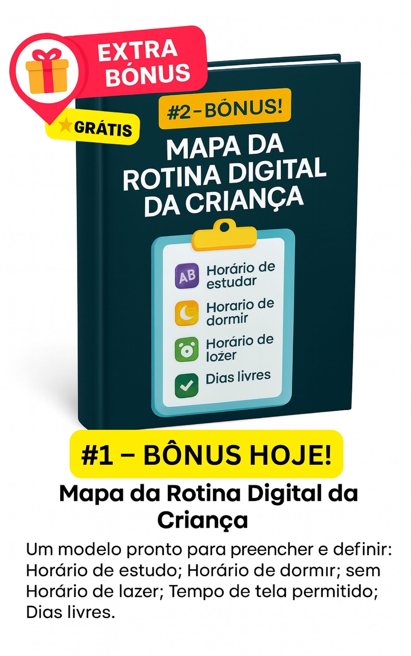 Bônus 2 - Mapa da Rotina Digital da Criança